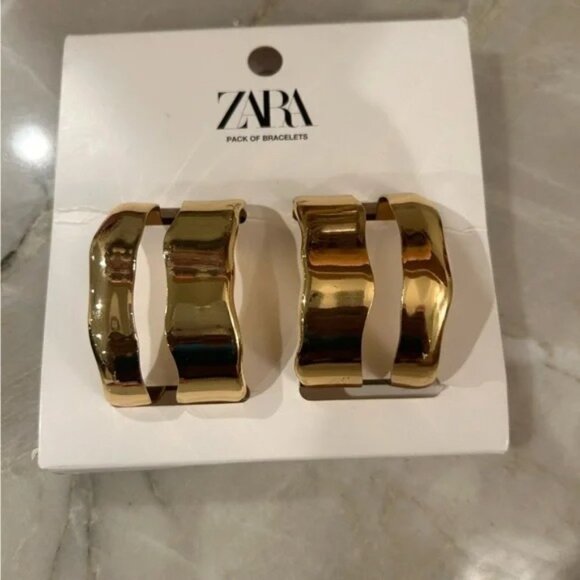 Zara Pack Of Wavy Bracelets Nwt - Picture 6 of 6
